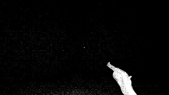 A gif of the player struggling to move as the