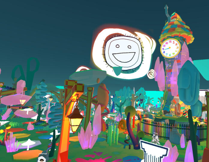 Overlooking the clocktower.