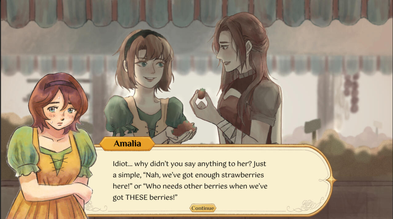 Amalia&#39;s memory of Eleanor, the friend she grieves throughout the game.