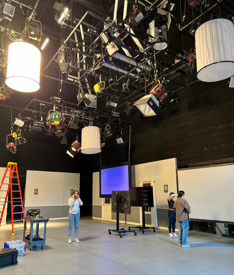 Projector set up and testing!