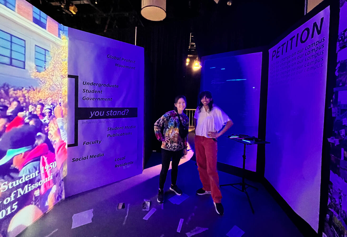 My teammate Jasmine and I in the petition room!